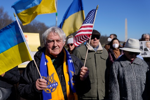 米国はロシアによるウクライナ侵攻を防ぐことができるのか（写真：AP/アフロ）