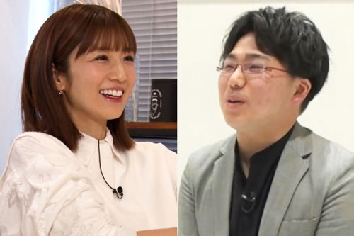 テレビ番組「100%! アピールちゃん」(毎週月曜日午後10時、MBS/TBS系全国ネットで放送中)の企画で、小倉優子さん(左)の早稲田大学受験をサポートしている筆者(右)。本稿では、そこで感じたことを『ドラゴン桜』シリーズの漫画を交えながら記す