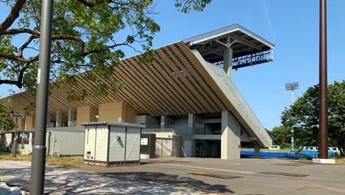 大井ホッケー競技場。2020年11月撮影（写真：磯 達雄）