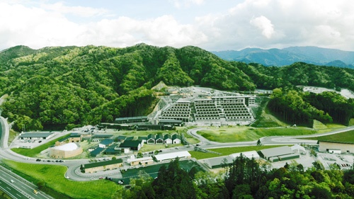 ヴィソンの全景。敷地面積は約119ヘクタールで、東京ドーム24個分に相当する。開発面積は約54ヘクタール(約54万平方メートル)
