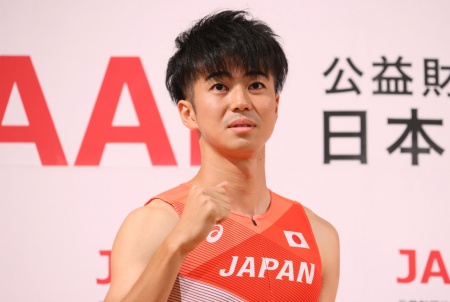 激戦の陸上日本選手権男子100メートルを制し、東京オリンピック代表の座をつかんだ多田修平選手（写真：YUTAKA/アフロスポーツ）
