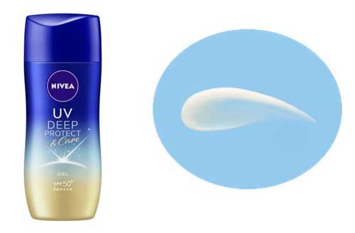 「シミ予防」で日常使いを打ち出したUVケア製品「ニベアUV ディープ プロテクト&ケア ジェル」。肌に塗ったときの自然さが特徴だ