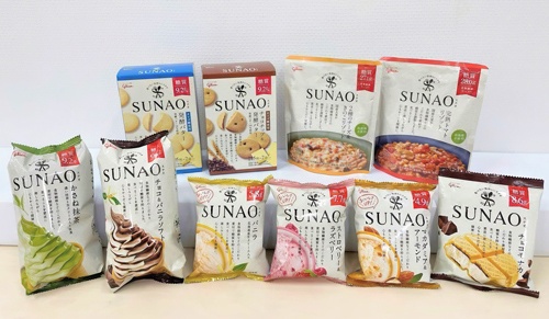 適正糖質に着目して開発したアイス「SUNAO（スナオ）」は幅広い商品群へ育った