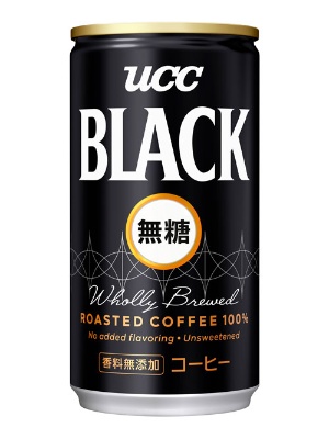 UCCHDの代表的な商品の一つ、缶コーヒー「BLACK無糖」