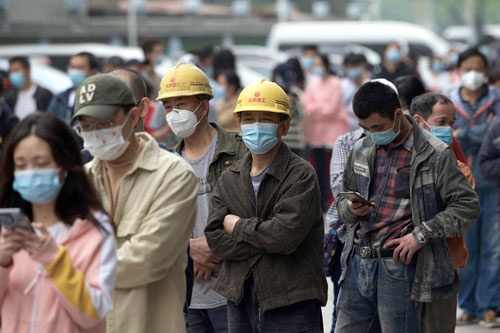 中国では新型コロナウイルスの感染が拡大している（写真：AFP／アフロ）