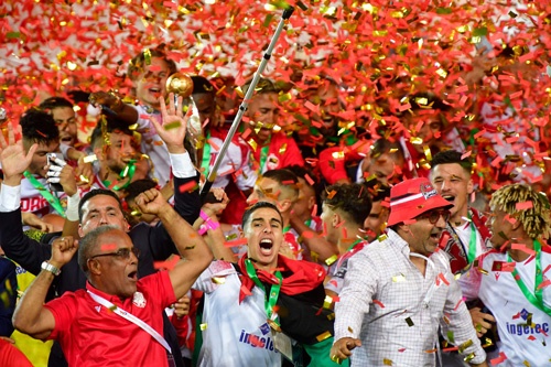 2022年5月、モロッコで開催されたCAFチャンピオンズリーグ決勝戦の様子（写真＝AFP／アフロ）