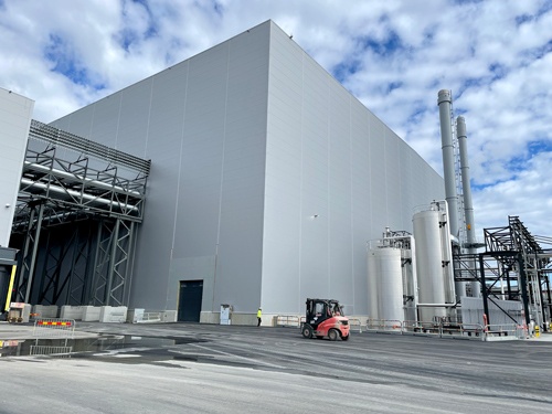 スウェーデン北部シェレフテオにあるノースボルトの電池工場。量産準備が進んでいる