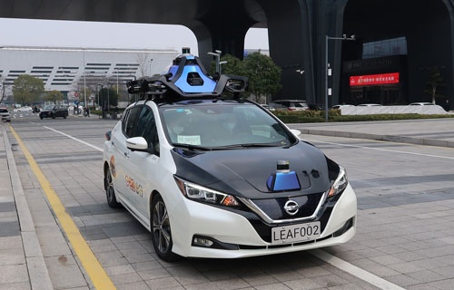 日産自動車が中国江蘇省蘇州市で3月上旬に実証実験を開始する自動運転タクシー