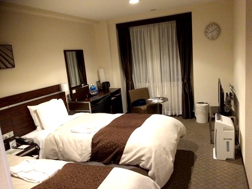 ビジネスホテル「ホテルサンルート京都」だった当時の客室（写真提供：ウェルス・マネジメント）