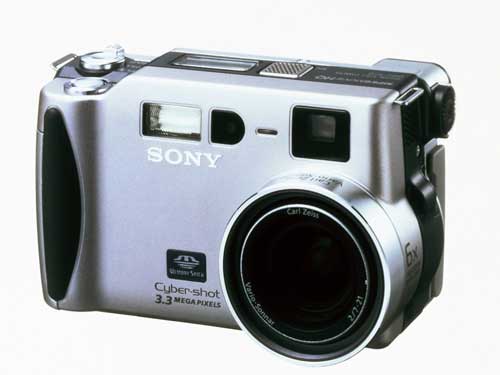 SONY ソニーデジタルスチールカメラ　DSC-P1 サイバーショット　作動未確認となります。デジタルカメラ