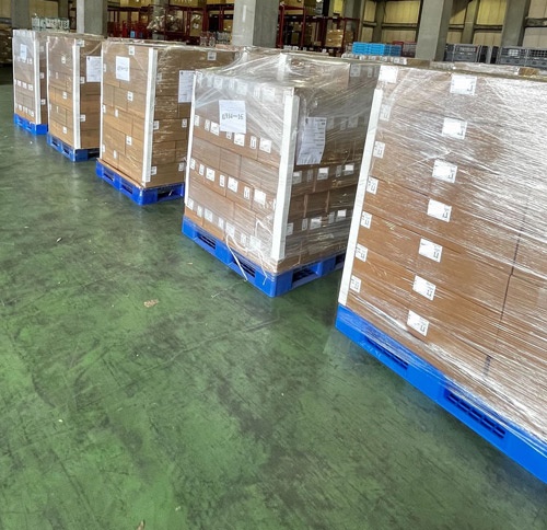 soucoのサービスを利用している倉庫内の様子