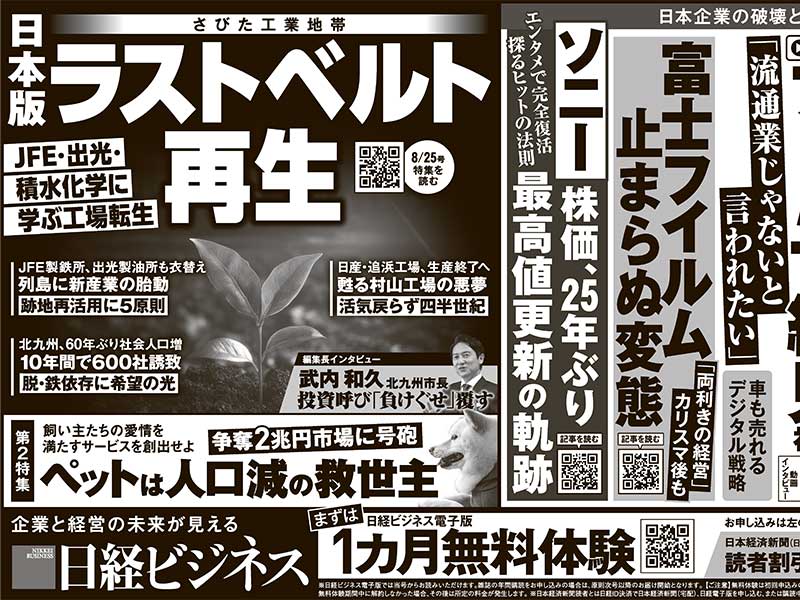 日経ビジネス 50冊’19/11/25 2018-‘20/11/23 2067 新着記事：日経ビジネス電子版