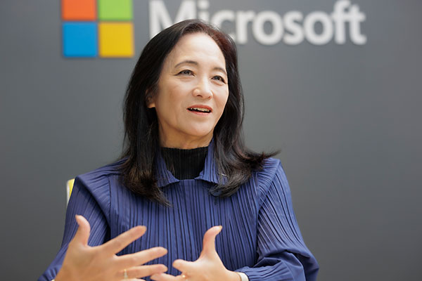 日本マイクロソフト・津坂社長 AI活用は「『改善』と『改革』の見極め