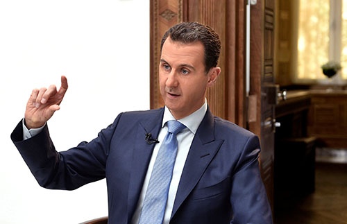 シリアのアサド大統領（写真：SANA/ロイター/アフロ）