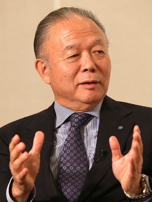YKKの吉田忠裕会長CEO(写真:秋元忍)