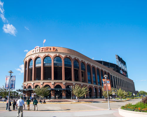 米国で最も高額な命名権契約を結んでいる「Citi Field」。2009年にオープンしたMLBニューヨーク・メッツの新球場で、シティグループ（Citigroup）が共同設立パートナーとなった。（写真＝山口裕朗/アフロ）