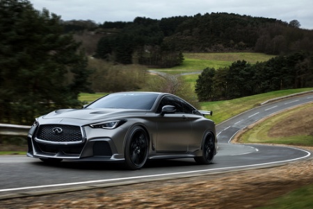 インフィニティQ60をベースにしたコンセプトカー「プロジェクト ブラックS」