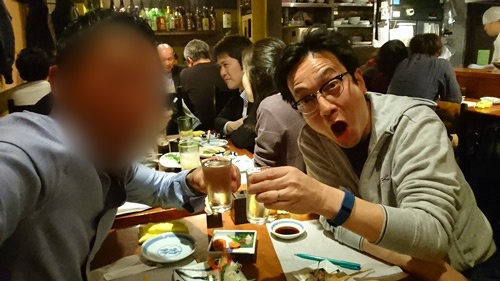 <a href="https://tabelog.com/tokyo/A1318/A131813/13032901/" target="_blank">経堂のらかん茶屋</a>というサバ料理の充実した店で瀬川さんのお祝い会をしました。