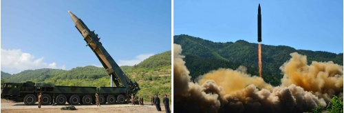 今回北朝鮮が発射に成功した「火星14号｣ミサイル（朝鮮労働党機関紙の労働新聞web版より）