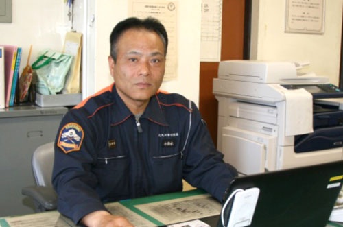「日ごろの訓練と経験があってこその現場の判断」と語った小清水隊長(写真提供・北九州市消防局)