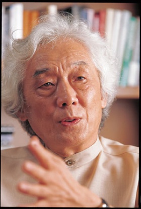 故・青木昌彦・米スタンフォード大学名誉教授(写真=中島 賢一)