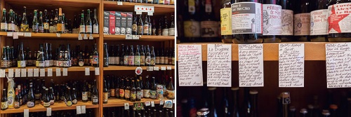 小売店の棚にはクラフトビールが大量に並んでいる（写真：常盤武彦）