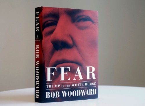 ボブ・ウッドワード記者の新著『Fear：Trump in the White House』。発売前から、ホワイトハウスを大混乱させている（写真：AP/アフロ）