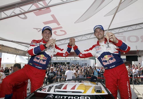 キャリアをスタートしたチーム、シトロエンに復帰するオジェ(写真右)。これが最後の契約だという ©Citroen Racing
