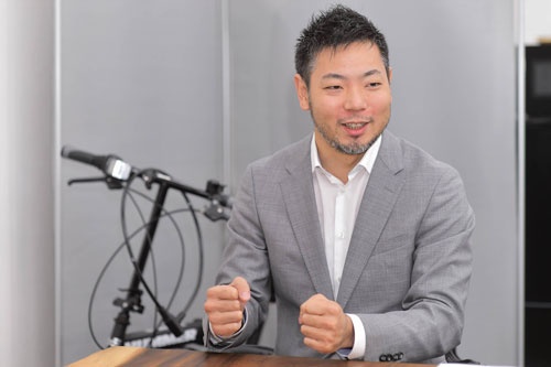 DG TAKANOの高野雅彰社長(写真:菊池一郎、以下同)