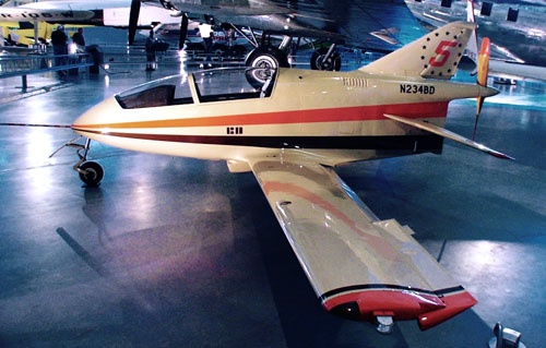 スミソニアン航空宇宙博物館別館に展示されていたBD-5（撮影：松浦晋也）