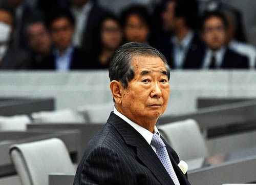 2017年3月、都議会の調査特別委員会(百条委員会)の証人として出席した石原慎太郎元東京都知事は、「脳梗塞を患った後遺症で、平仮名すらも忘れました」と告白した。(写真:Natsuki Sakai/アフロ)