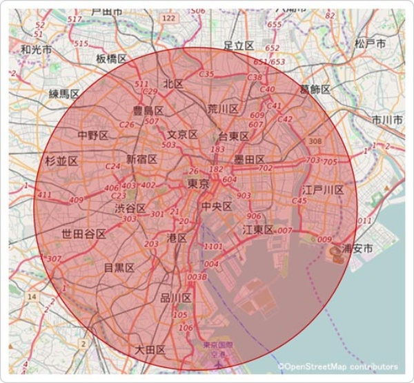地図で徹底図解 ゴジラは上陸後 こう進んだ 3ページ目 日経ビジネス電子版 地図で徹底図解 ゴジラは上陸後 こう進んだ 3ページ目 日経ビジネス電子版