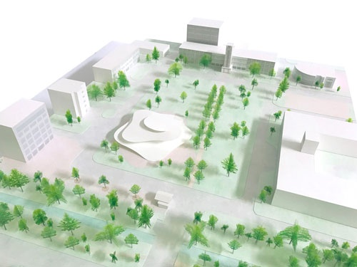 「ストライプ講座」の拠点となるストライプホールを建設予定