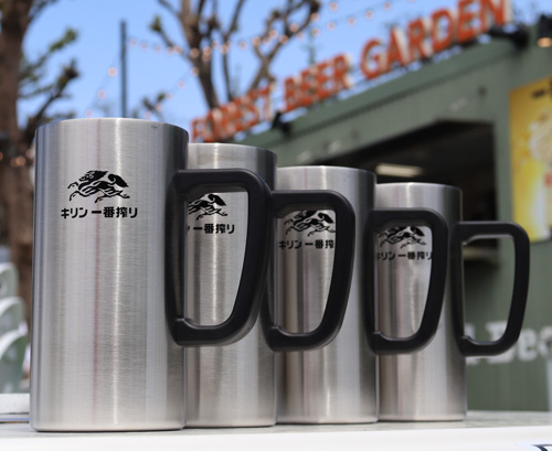 一番搾り 取っ手付きジョッキ 380ml 8個