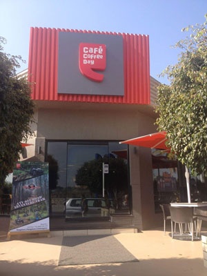 インドで人気のコーヒーチェーン「Caf&eacute Coffee Day」