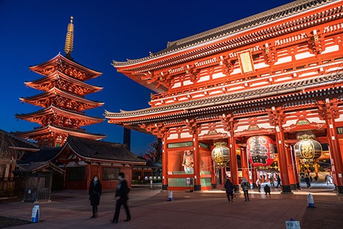 浅草寺に外国人観光客が戻ってくるのはいつになるのだろうか（写真：PIXTA）