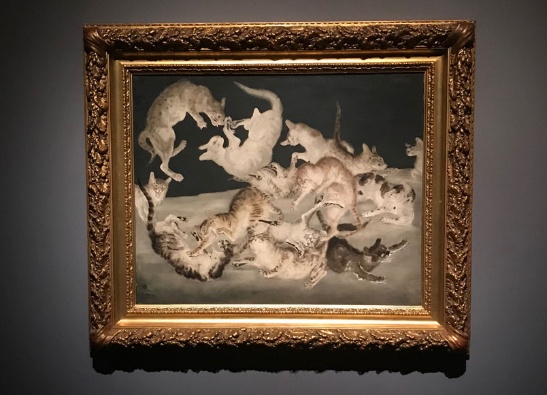 闘う猫の絵で思い知る藤田嗣治の