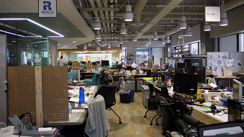 写真1●「Qualcomm Robotics Accelerator」のオフィス