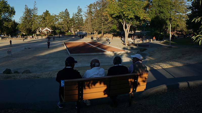写真15●普段は若者を見かけることのない公園