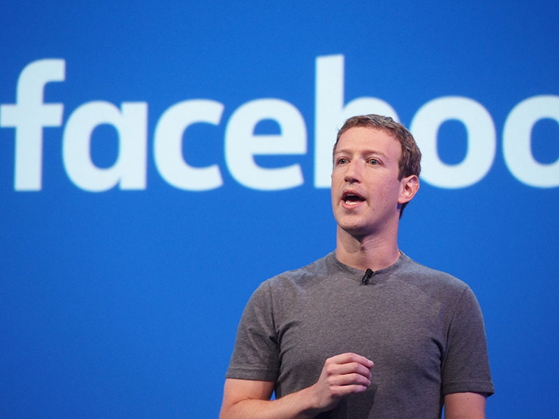 写真●人工知能（AI）開発に積極的な米FacebookのMark Zuckerberg CEO（最高経営責任者）