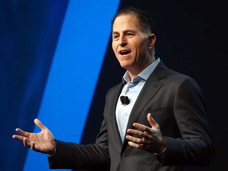 写真1●米Dell TechnologiesのMichael Dell会長兼CEO（最高経営責任者）
