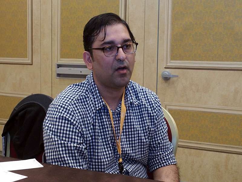 写真2●AWSのDeepak Singh氏
