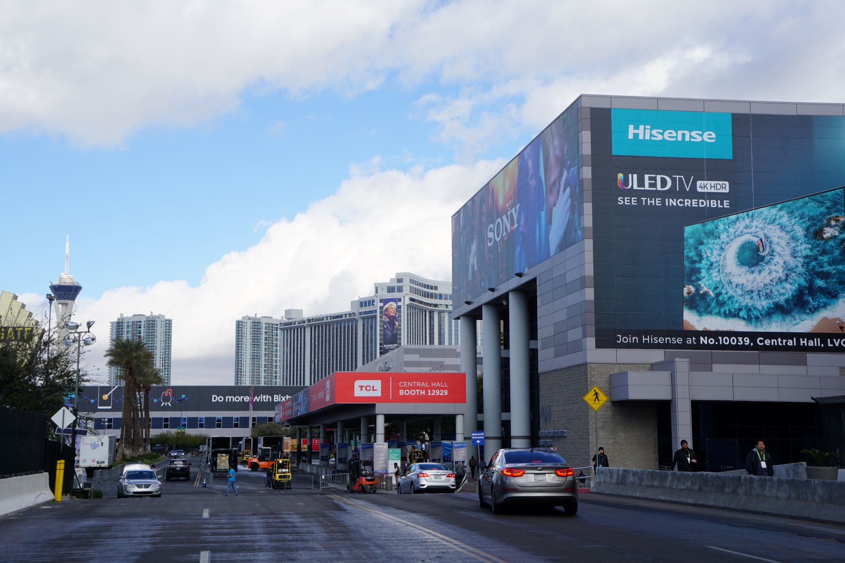 CES 2019の会場となっている米ラスベガスのLVCC（写真：日経xTECH編集部）