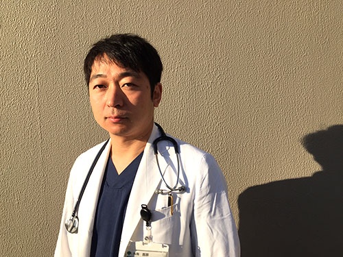 2月から暫定的に高野病院院長に就任する中山祐次郎医師(写真:竹井俊晴)