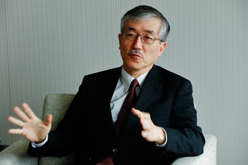 三井物産の松原圭吾CFO(写真:竹井俊晴)