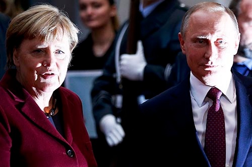ロシアが欧米の選挙に介入する裏には、西側諸国の結束を乱し、ベルリンの壁崩壊後の西側中心の国際秩序を壊し、旧ソ連の勢力圏を回復させたいというプーチン大統領の狙いがあるといわれている。（写真：ロイター/アフロ）