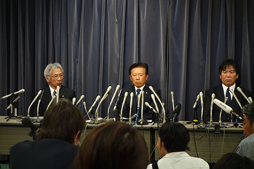 相川哲郎社長は「（報告を受けた4月13日まで）不正を知らなかった。経営者として責任を感じる」と話した