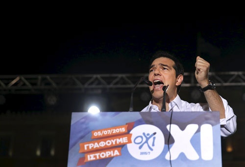 交渉力を強めたギリシャのアレクシス・チプラス首相(写真=ロイター/アフロ)