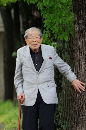 日野原重明氏は、「長寿ニッポン」を支える制度の定着にも貢献した（写真：村田 和聡）