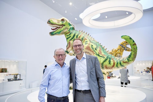 レゴ創業家3代目のケル・キアク・クリスチャンセン氏（左）（写真：永川 智子）